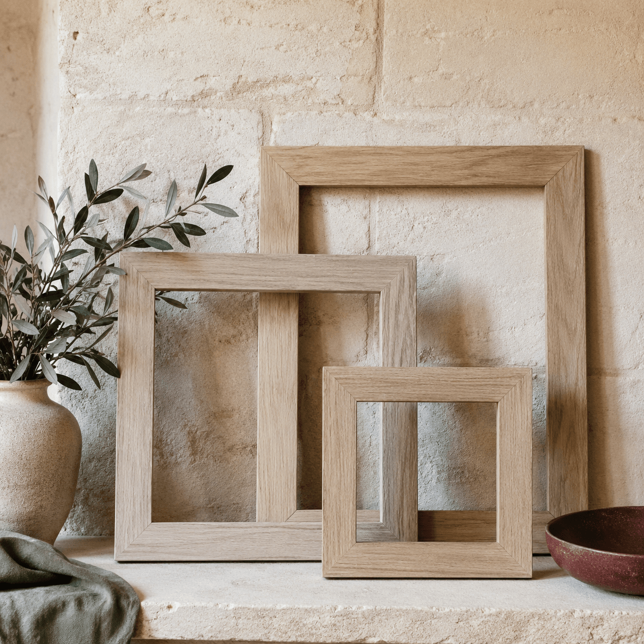 Plain Oak Frame Set